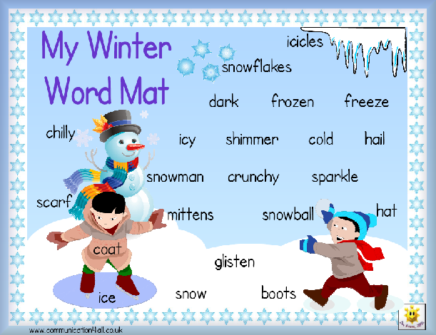 Words To Describe Winter Season